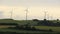 Wind turbines in windmill farm