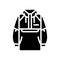 windbreakers streetwear cloth fashion glyph icon vector illustration
