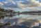 Windermere, Lake District, England, the UK - the lake and the clouds.