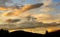 Windfarm silhouette, Scotland