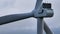 Windfarm Turbines rotating in the wind