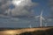 Windfarms in fields in England