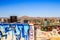 Windhoek downtown city center with walls painted graffity in the