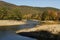 Winding channel of the Pemigewasset River, New Hampshire.