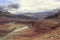 Winding Colorado River through Grand Canyon