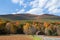 Winding country road through the Catskill mountains of New York.