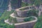 winding and curves road in Tianmen mountain national park, Hunan province, China