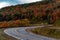 Winding, Curvy Scenic Highway - Autumn / Fall Colors - Appalachian Mountains - West Virginia