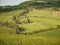 Winding cypress lane in Tuscany