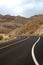 Winding desert highway