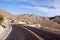 Winding desert highway