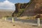 Winding mountain road leading to Bahir Dar, Ethiopia.