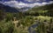 Winding Mountain Stream Outside Telluride, Colorado, Summer