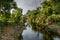 Winding riverway of the Gordon River tributary