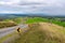 Winding road through Adelaide Hills farms