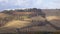 Winding Road with Cypress Trees in Tuscany. Fast Motion