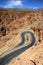 Winding road through Dades gorge