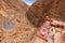 The winding road in Dades Gorges, Morocco