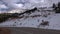 Winding road leading to Pikes Peak. Mountain, Colorado, USA