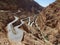 Winding road in the Moroccan mountains