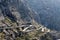 Winding road in mountain Tramuntana near Sa Calobra