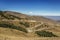 Winding road, serpentine, in the mountains of Armenia