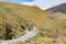 Winding road through South Island mountains