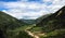 The winding road up the mountainï¼ŒTibet