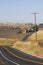 Winding rural highway in Palouse Country in southeastern Washington State