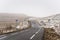 Winding Single Lane Road in the Scottish Highlands