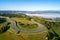 Winding Switchback Road in Poland