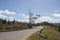 Winding Tarmac Road Through Dry Rural Area