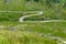 Winding Transfagarasan road