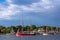 Windjammer on the Hanse Sail in Rostock, Germany