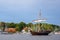 Windjammer on the Hanse Sail in Rostock, Germany