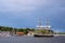 Windjammer on the Hanse Sail in Rostock, Germany