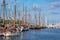 Windjammer on the Hanse Sail in Rostock, Germany