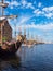 Windjammer on the Hanse Sail in Rostock, Germany