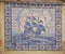 Windjammer picture on portuguese tiles