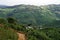 Windling countryside road and lush vegetation high in the mountains of Costa Rica