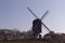 A windmill on an afternoon in Bruges