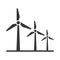 Windmill alternative and renewable energy icon