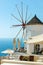 Windmill and apartment on Santorini