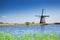 Windmill for arrogation in Netherlands, Kinderdijk