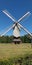 Windmill in belgium summer afternoon