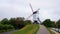 Windmill in Brugge in Belgium