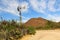 Windmill and Butterfly Garden on La Posta Quemada Ranch in Colossal Cave Mountain Park