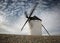 Windmill in Campo de Criptana town, province of Ciudad Real, Castilla-La Mancha, Spain