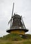 Windmill in the countryside in North Zealand, Denmark