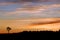 Windmill at dawn in Arizona